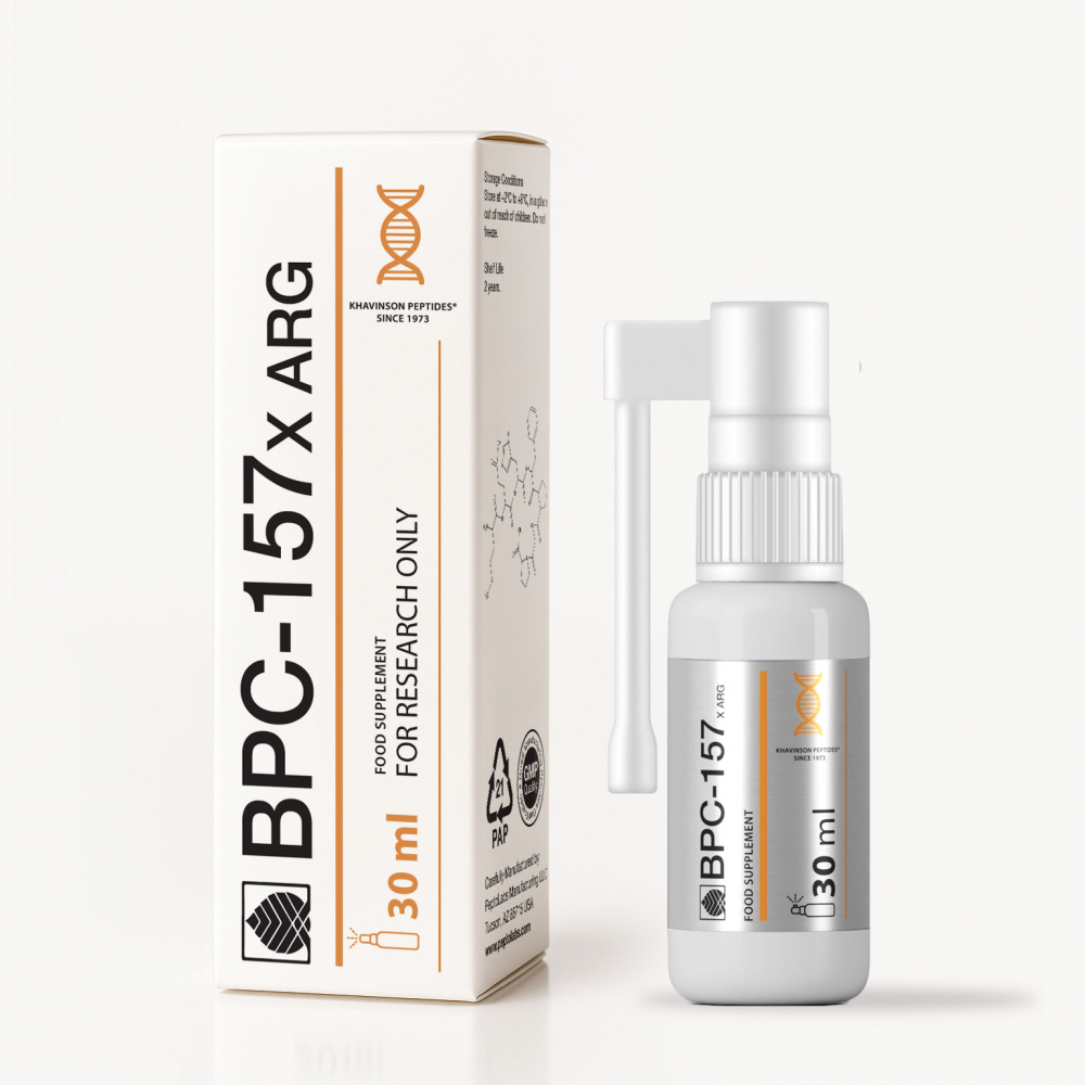 Пентадекапептид BPC-157 30mg - спрей для регенерации и восстановления
