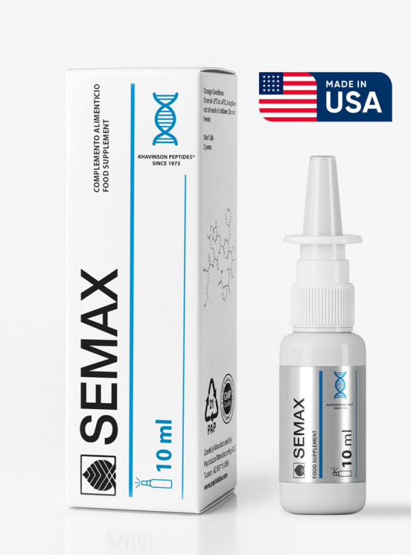 Semax (Семакс) | 10 ml - Назальный спрей 0.1% - ноотропный пептид