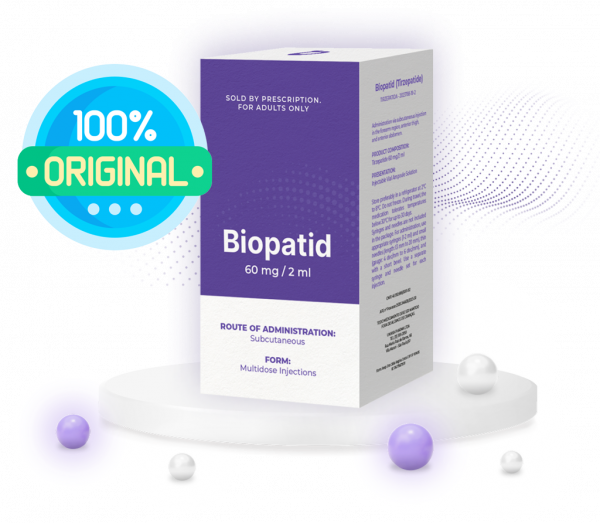 Biopatid (Тирзепатид) 60 mg / 2ml - Революция в контроле веса и сахара
