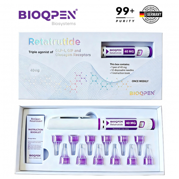 Ретатрутид BioQpen 40 мг — набор для инъекций