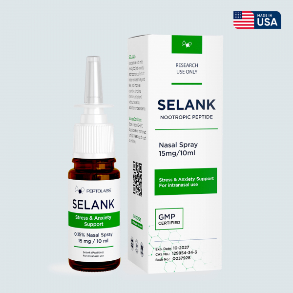 Селанк (Selank) 10 ml Назальный спрей 0.15%